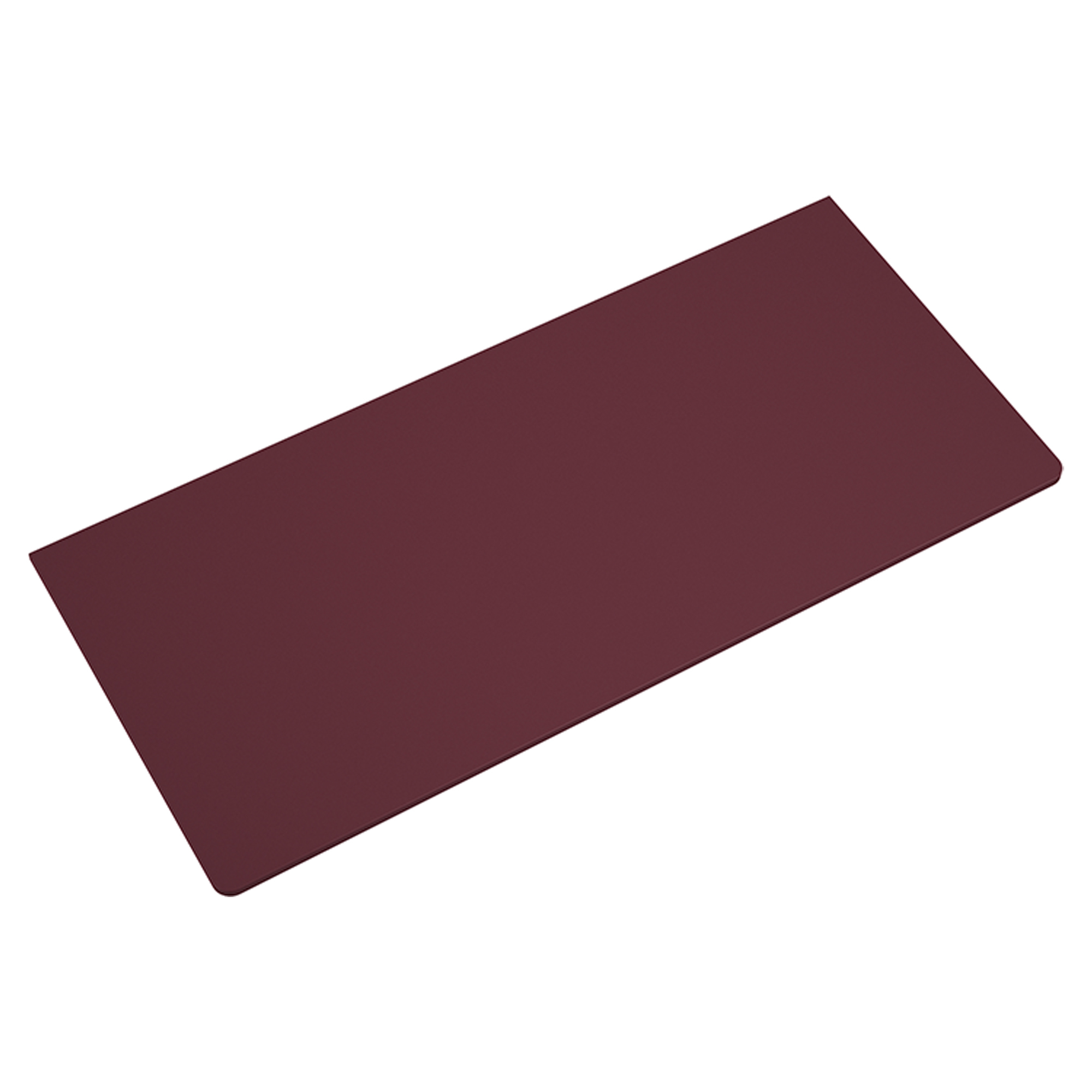 Benkplate Arka Rød Matt 100x46 cm