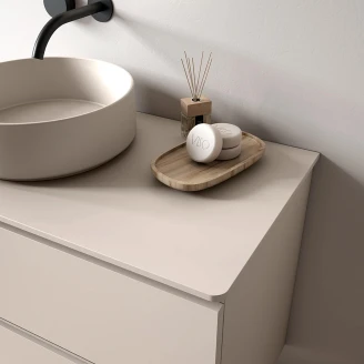 Bänkskiva <strong>Arka</strong>  Beige Matt 140x46 cm