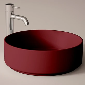 Tvättställ <strong>Coloris</strong>  Röd Matt 37 cm
