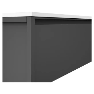 Badrumskommod Tone Mörkgrå Matt 120 cm 1 låda med Handfat