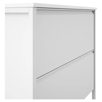 Badrumskommod Tone Vit Matt 120 cm, 2 Lådor med Handfat