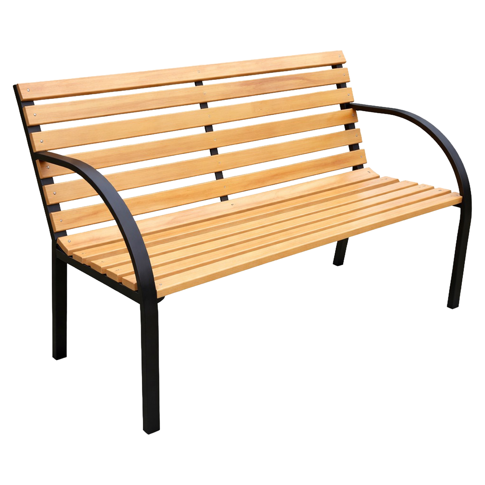 Hagebenk Bruk Tre, Svart 122 cm