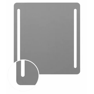 Spegel <strong>Claros</strong>  80x70 cm med Dubbel Sandblästring
