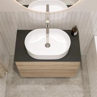 Cosentino Benkeplate <strong>Dekton</strong>  Svart Matt 80 cm