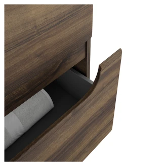 Badrumskommod <strong>Rondo</strong>  Walnut Matt 60 cm