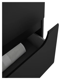 Badrumskommod <strong>Rondo</strong>  Svart Matt 100 cm