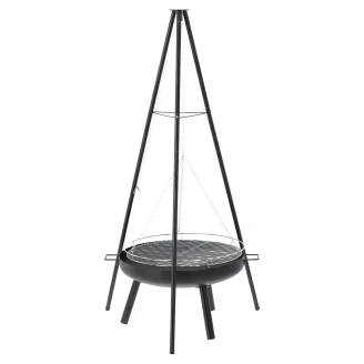 Eldskål <strong>Radian</strong>  Svart Ø 60 cm med Tripod 150 cm
