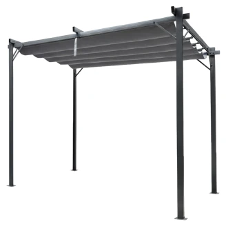 Pergola <strong>Lerum</strong>  Grå 295x395x230 cm