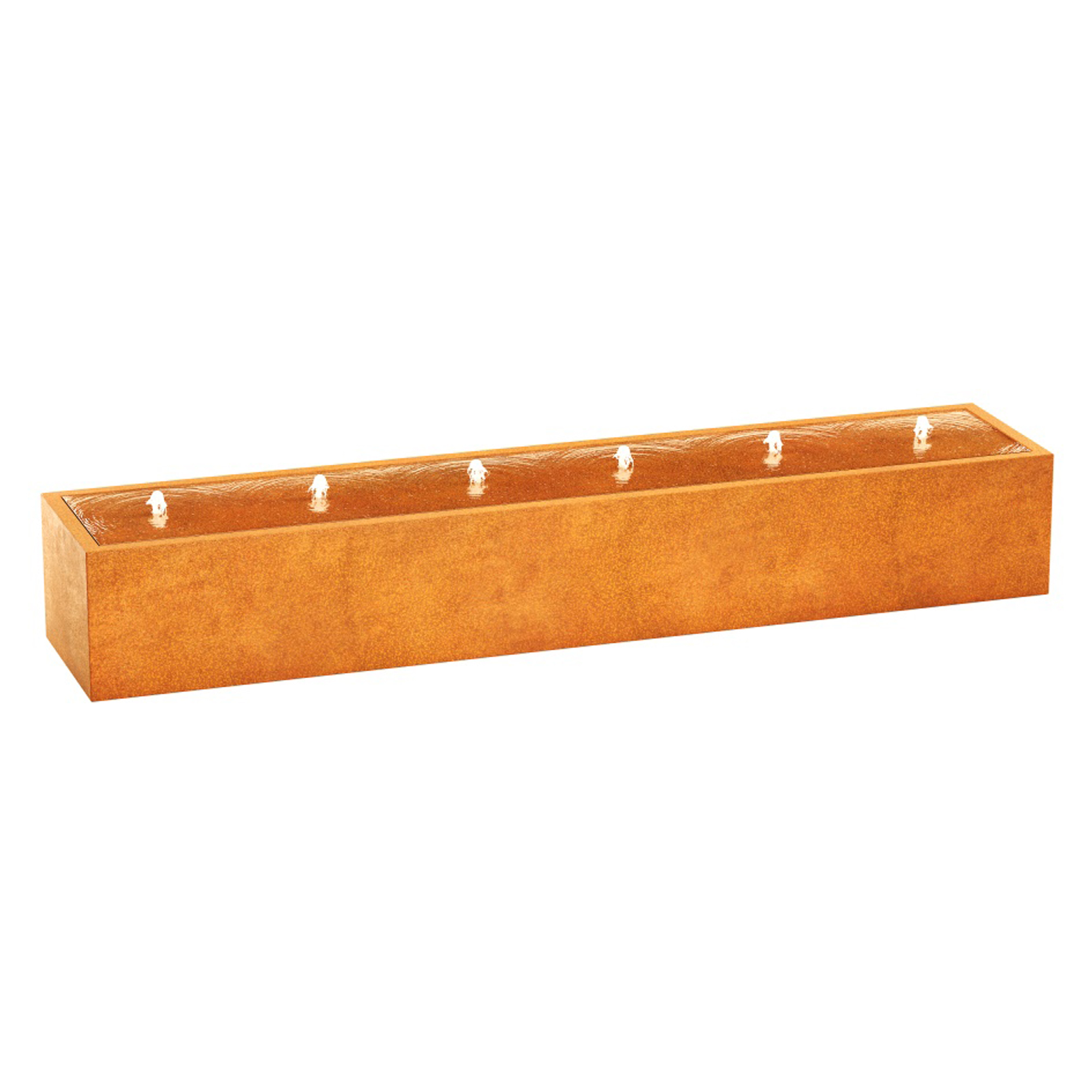Cortena Fontene Fuente Cortenstål 300x60x45 cm