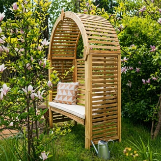 Pergola med Hel Spaljé <strong>Elvaris</strong>  Trä