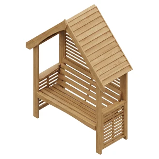 Pergola med Hel Spaljé <strong>Belmira</strong>  Tre