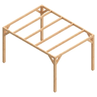 Pergola <strong>Norwell</strong>  Trä 300x400 cm