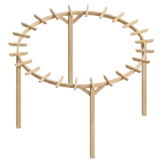 Pergola Cirkel med Korta Takbjälkar <strong>Edencraft</strong>  Trä Ø 300 cm