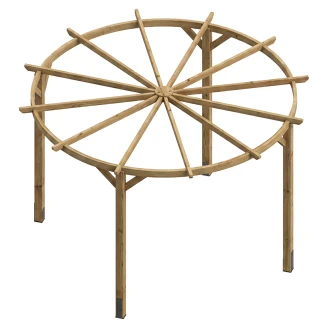 Pergola Sirkel med Lange Takbjelker <strong>Edencraft</strong>  Tre