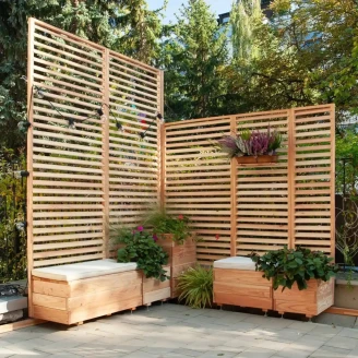Kruka <strong>Wisley</strong>  Trä 59x43 cm med Spaljé 239 cm