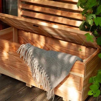 Bänk 89x39 cm för Kruka <strong>Fenwick</strong>  Trä
