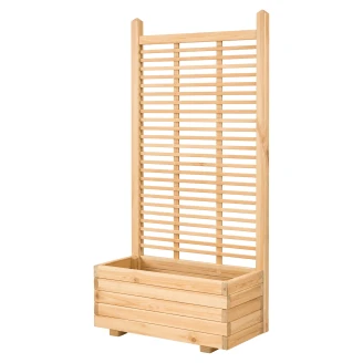 Kruka 90x40 cm med Spaljé 180 cm <strong>Alda</strong>  Trä