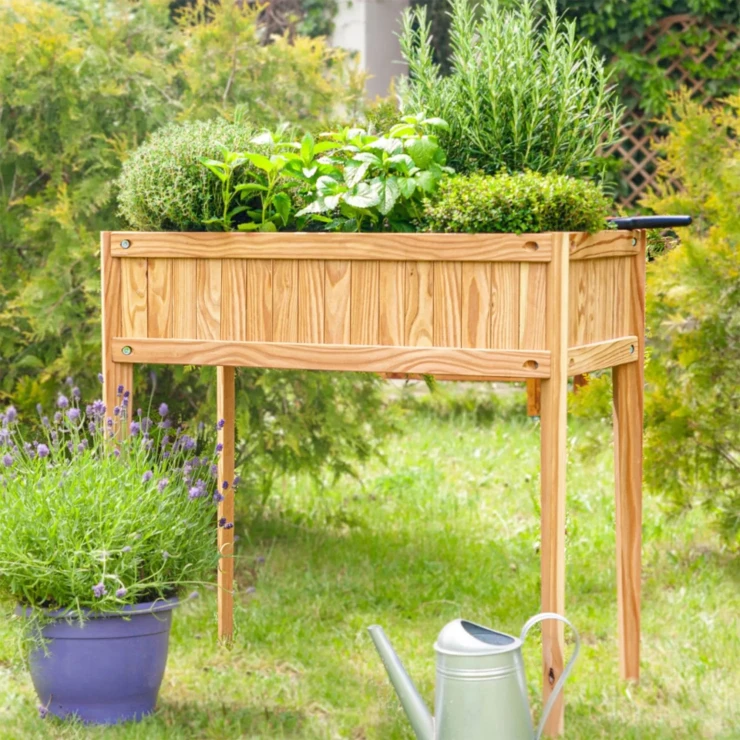 Plantekasse Tre 83x40x80 cm