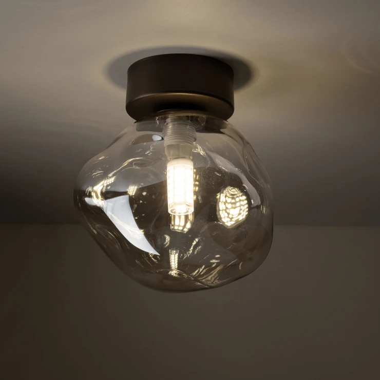 Taklampe Ardea Uno Brun Blank