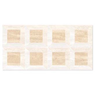 Klinker <strong>Tivora</strong>  Quadra Mandel-Vit Matt 60x120 cm