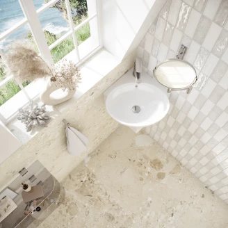 Gulvflis <strong>Vento</strong>  Sandbeige Matt 60x60 cm
