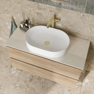 Cosentino Benkeplate <strong>Silestone</strong>  Lysbeige Polert 100 cm