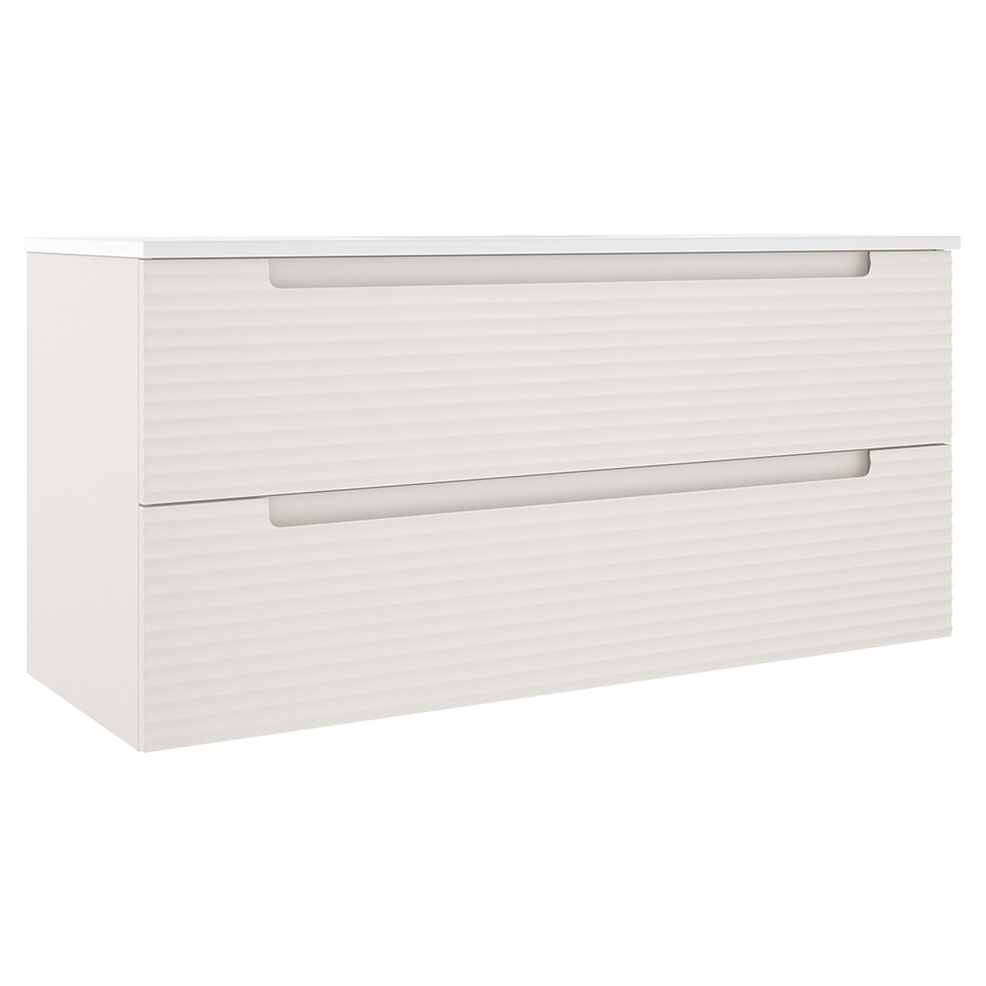 Tvättställsskåp Ramos Beige Matt 120 cm med Handfat