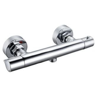 Duschblandare <strong>Vitalis</strong>  Krom Blank med Termostat