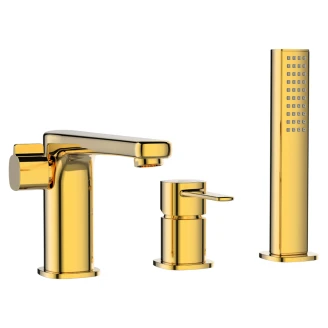 Sargblandare <strong>Tresse</strong>  3-håls Guld Blank