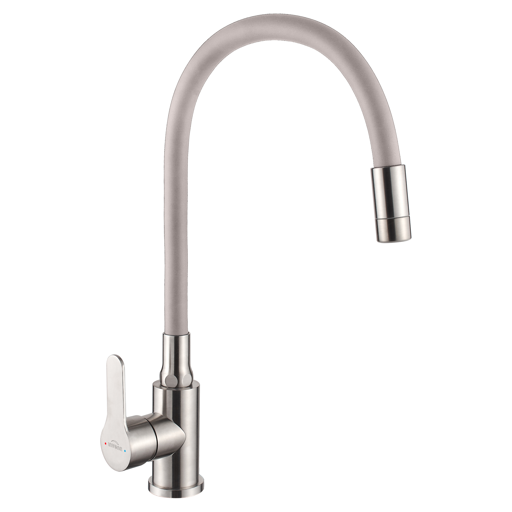 Köksblandare Movento Beige-Inox Matt med Flexibel Pip