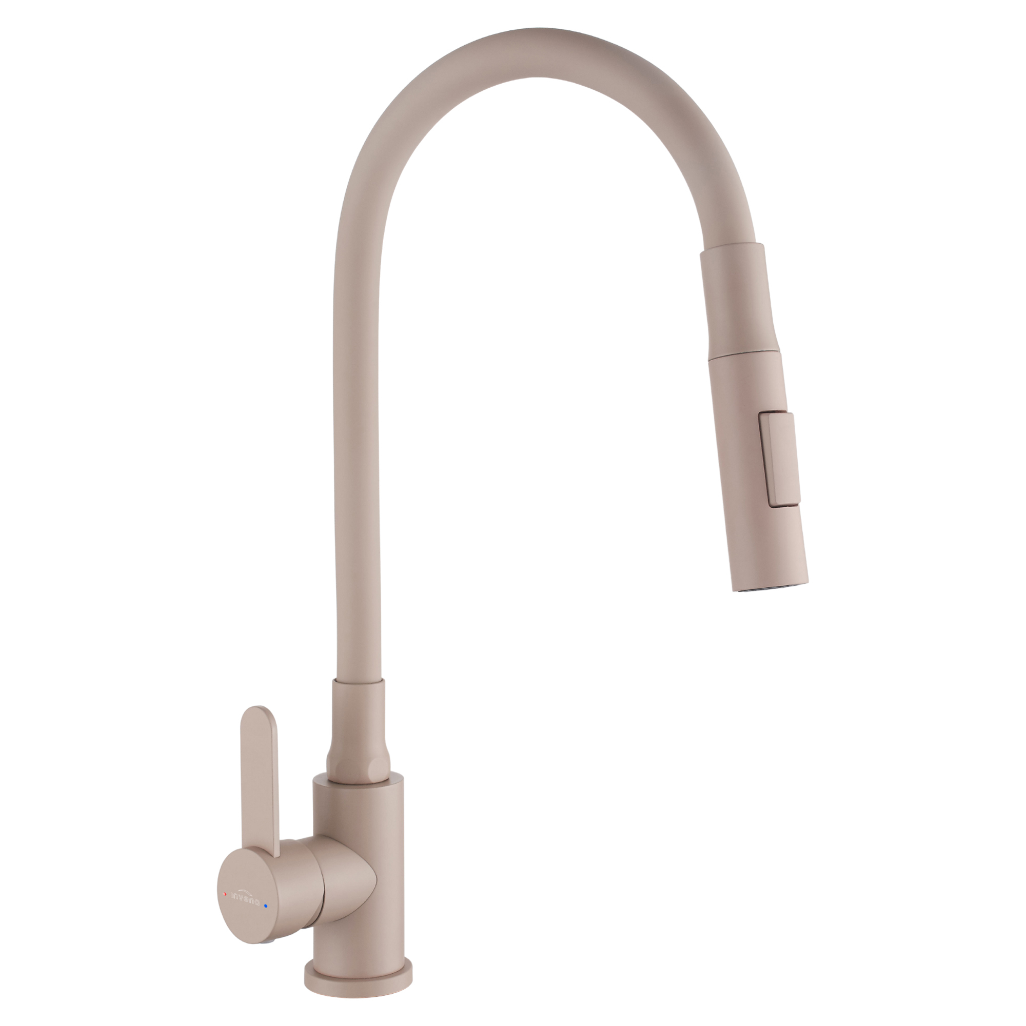 Köksblandare Taormina Beige Matt med Flexibel Pip