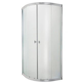 Duschhörn <strong>Kavon</strong>  80x80 cm Rund Krom Blank Frostat