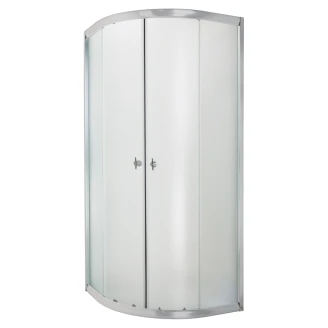 Duschhörn <strong>Kavon</strong>  90x90 cm Rund Krom Blank Frostat