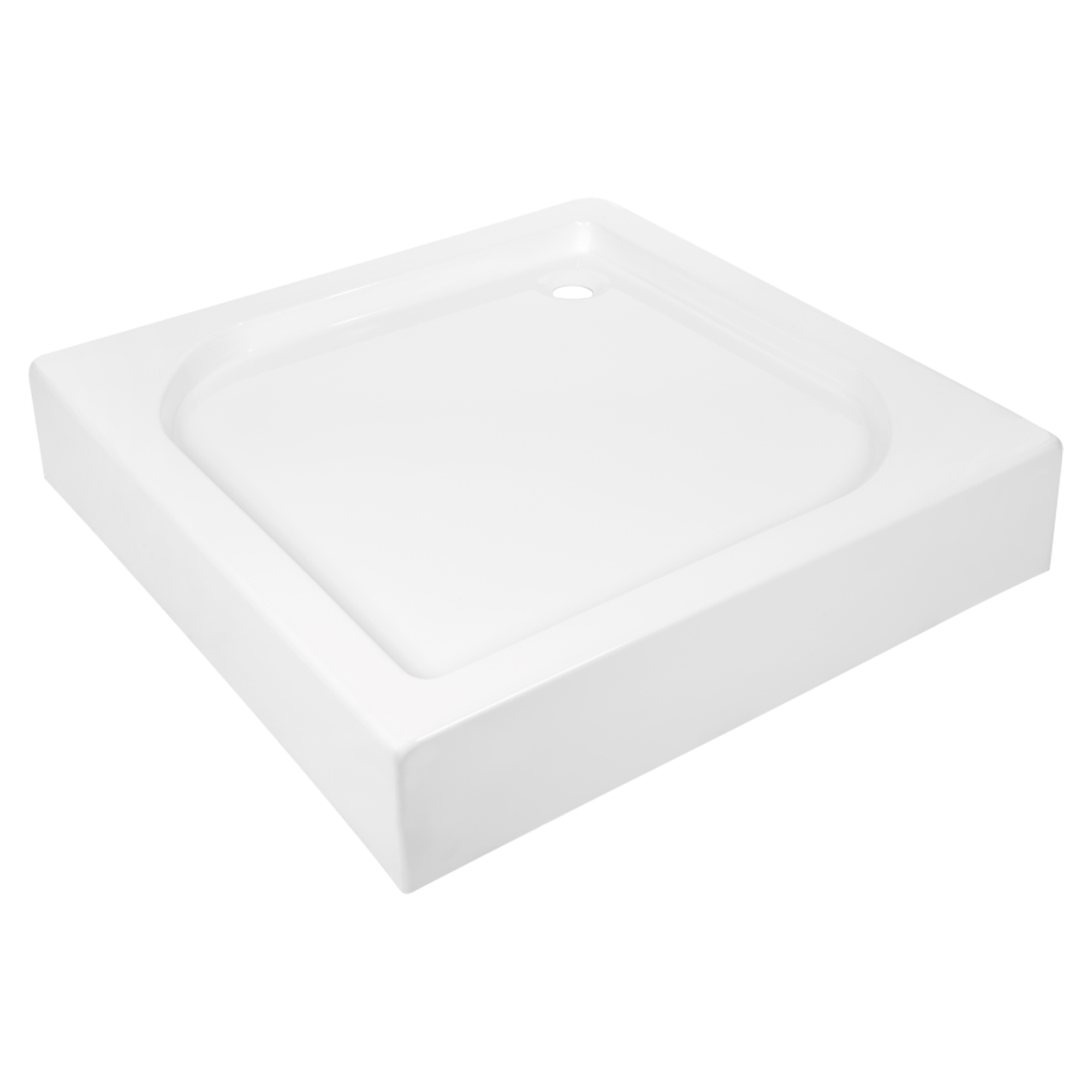 Duschkar Reviva 80x80 cm Kvadratisk Vit Blank