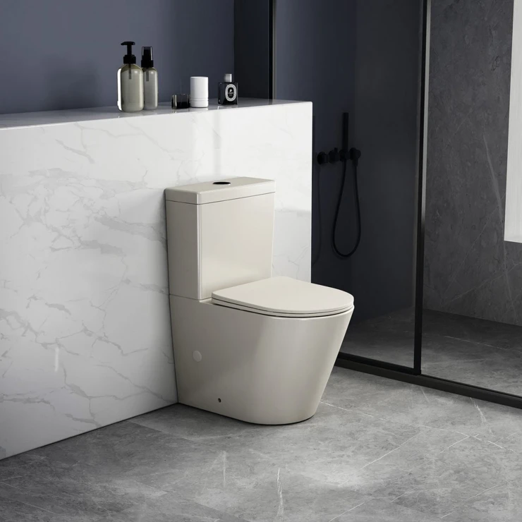 Toalett Flowe Beige Matt