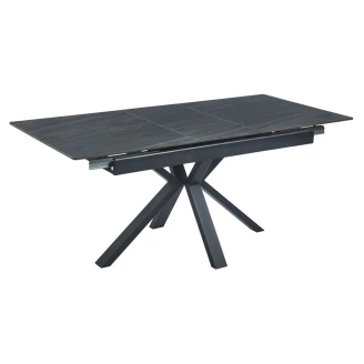 Matbord <strong>Triolette</strong>  Svart 140/180x85 cm