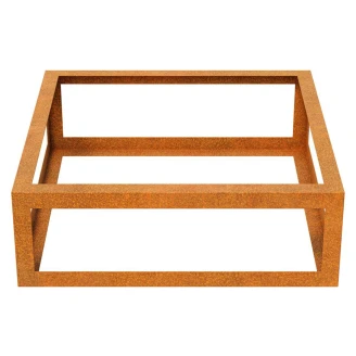 Cortena Planteringsram <strong>Paquete</strong>  Cortenstål 90x90x30 cm