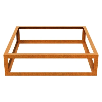 Cortena Planteringsram <strong>Paquete</strong>  Cortenstål 120x120x30 cm