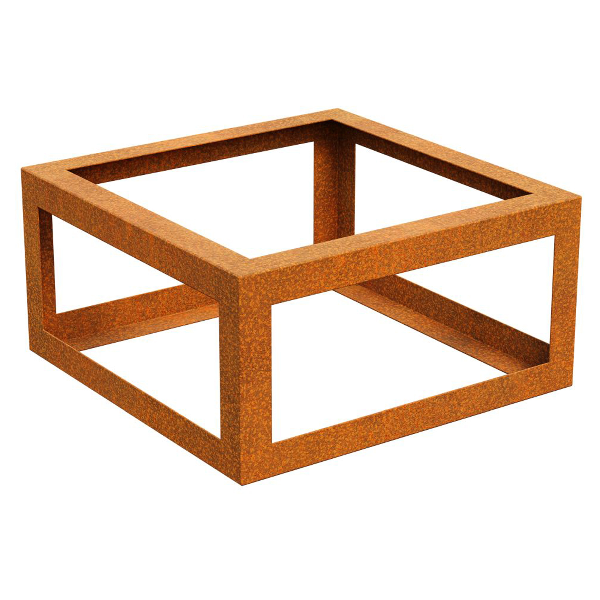 Cortena Planteringsram Paquete Cortenstål 60x60x30 cm