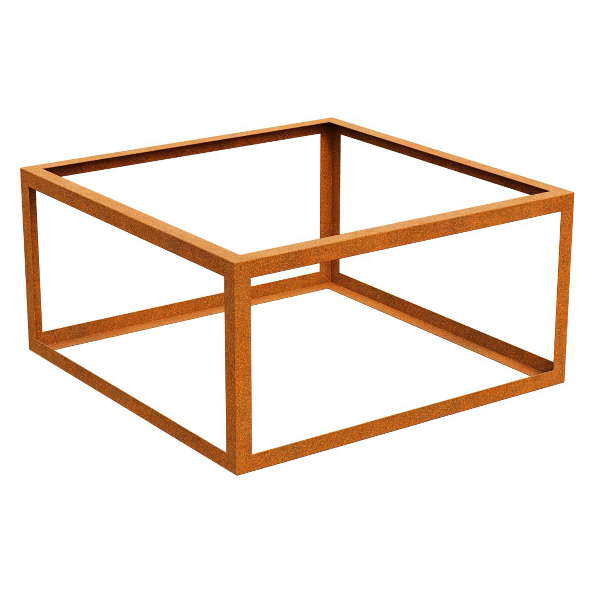 Cortena Planteringsram Paquete Cortenstål 120x120x60 cm