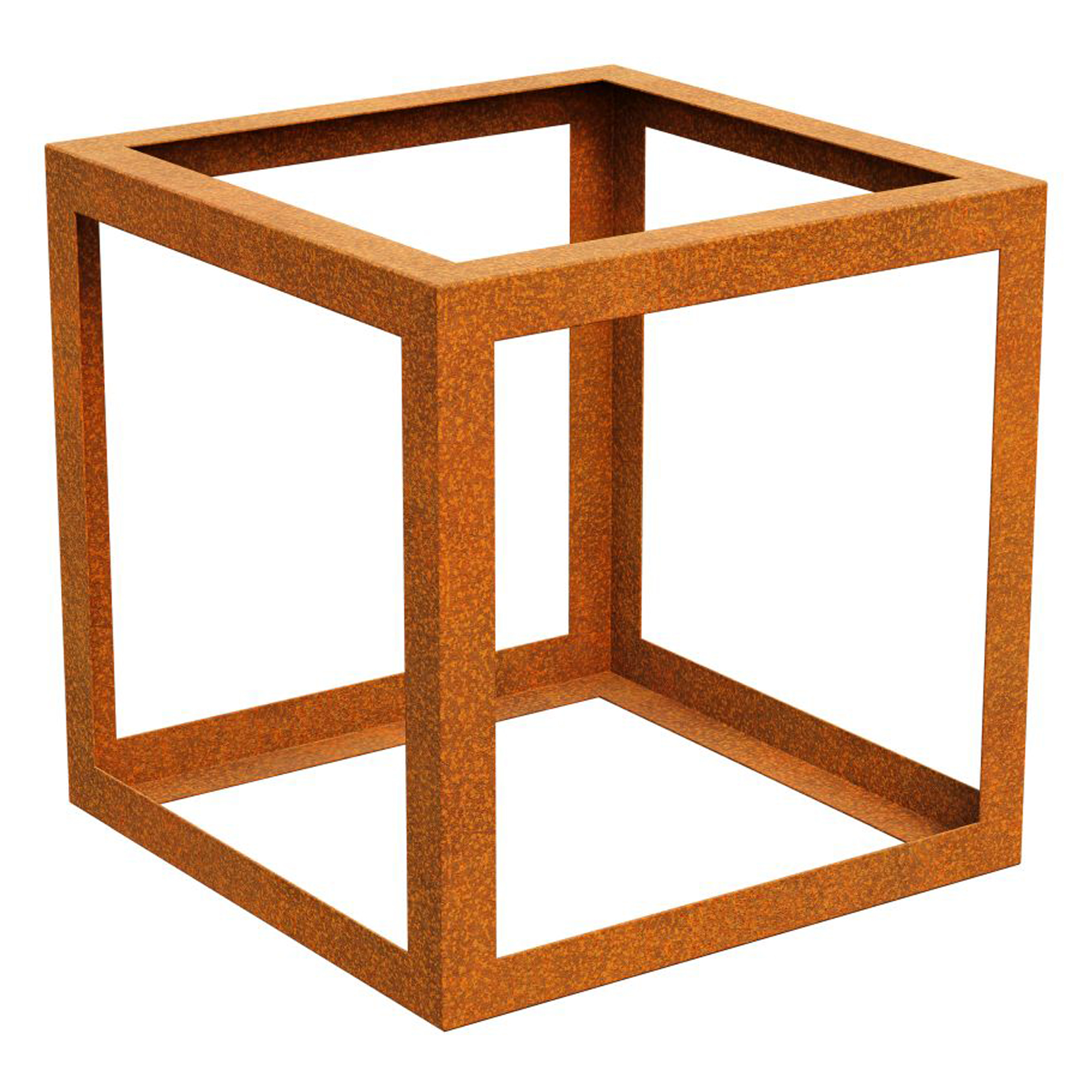 Cortena Planteringsram Paquete Cortenstål 60x60x60 cm