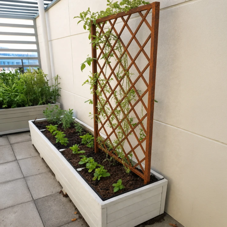 Cortenique Skärm Nordgård Cortenstål 100x45 cm