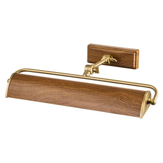 Elstead Vägglampa <strong>Winchfield</strong>  Ek, Antik Mässing 45 cm