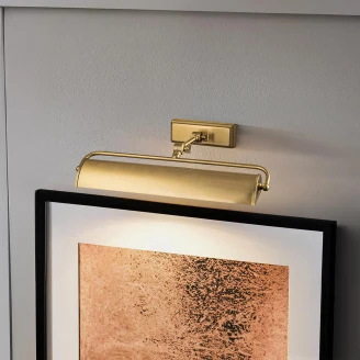 Elstead Vägglampa <strong>Winchfield</strong>  Antik Mässing 45 cm