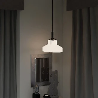 Quoizel Hängande Lampa <strong>Brecken</strong>  Elfenbensvit, Svart Ø 37 cm