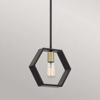 Quoizel Hängande Lampa <strong>Bismarck</strong>  Svart