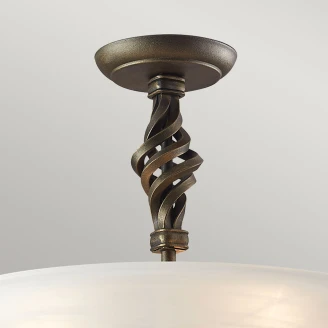 Elstead Taklampa <strong>Pembroke</strong>  Svartguld Ø 40 cm