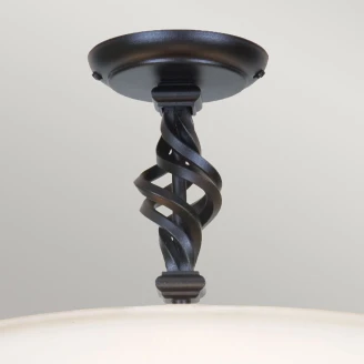 Elstead Taklampa <strong>Pembroke</strong>  Svart Ø 40 cm
