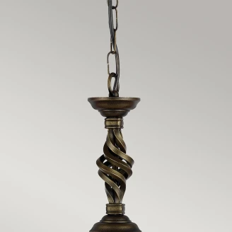 Elstead Hängande Lampa <strong>Pembroke</strong>  Svartguld