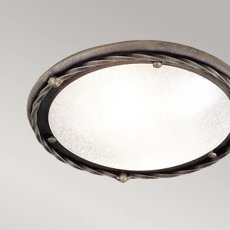 Elstead Taklampa <strong>Pembroke</strong>  Svartguld Ø 30 cm